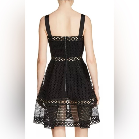 Maje Ravi Grommet-Detail Lace Dress - Picture 2 of 12